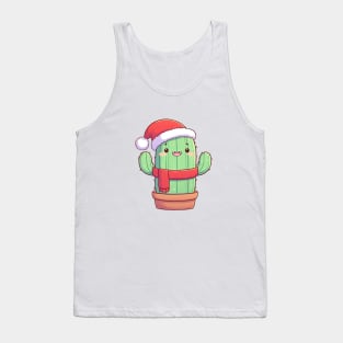 Cute Christmas Cactus Tank Top